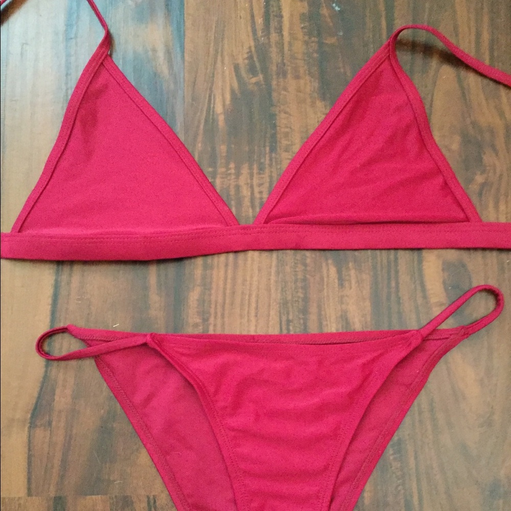 NWOT red bikini
